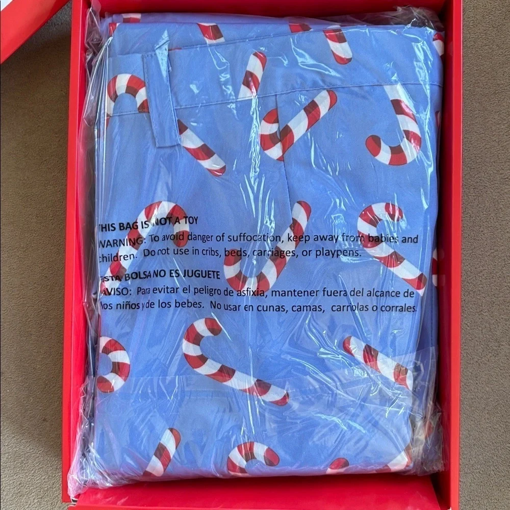 Brand New Dec 25th Men's Holiday 3-Piece LED Light Up Suit Set Christmas Blue